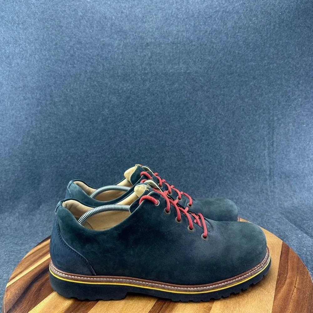 Samuel Hubbard Dress Shoes Mens 12 M Fresh Oxford Blue Hiking Lace Up M4100